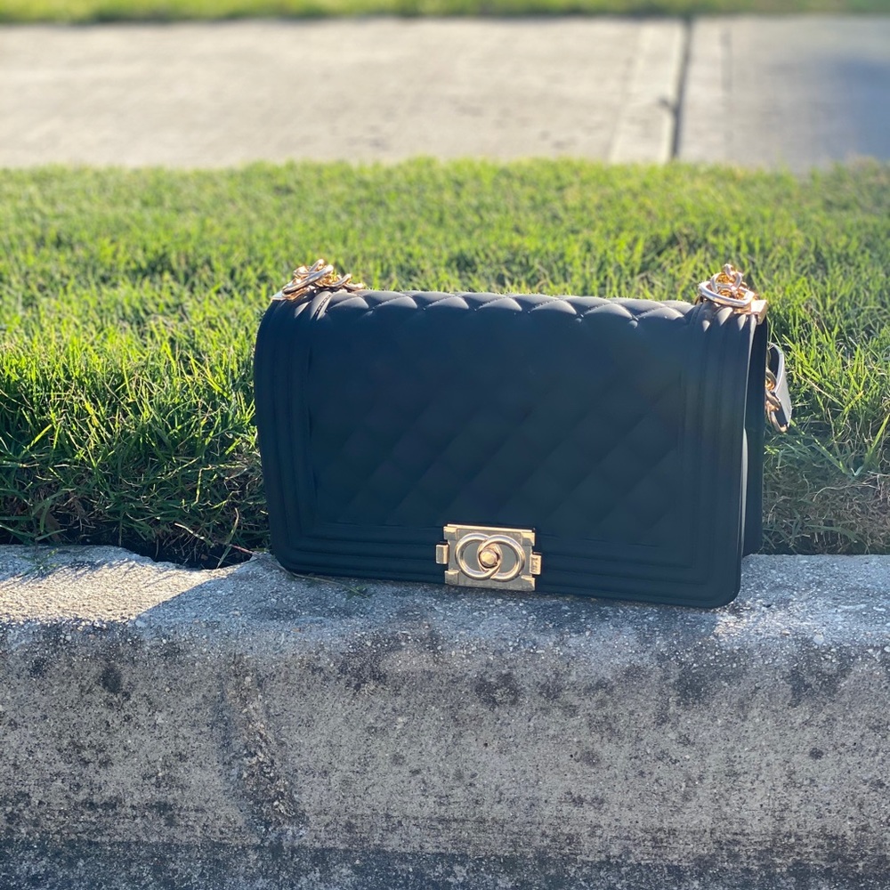 Black Jelly Handbag